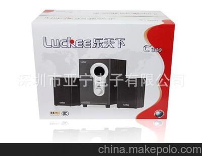 乐天下C330黑色多媒体音箱 影音电器的精致之选